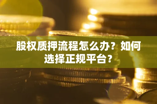 武汉股权质押流程怎么办？如何选择正规平台？