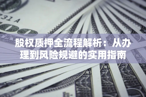 武汉股权质押全流程解析：从办理到风险规避的实用指南