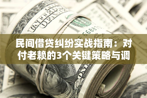 武汉民间借贷纠纷实战指南：对付老赖的3个关键策略与调解盲区解析