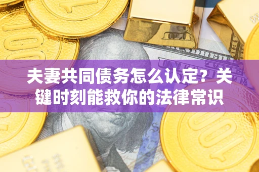 武汉夫妻共同债务怎么认定？关键时刻能救你的法律常识