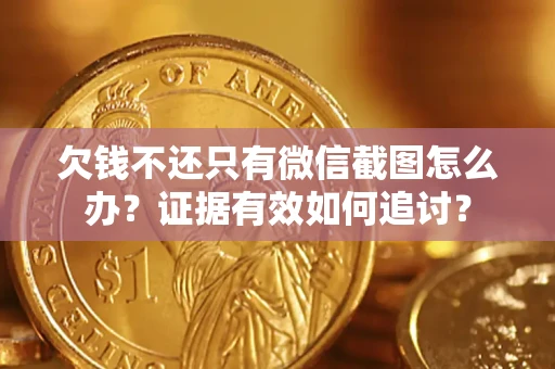 武汉欠钱不还只有微信截图怎么办？证据有效如何追讨？