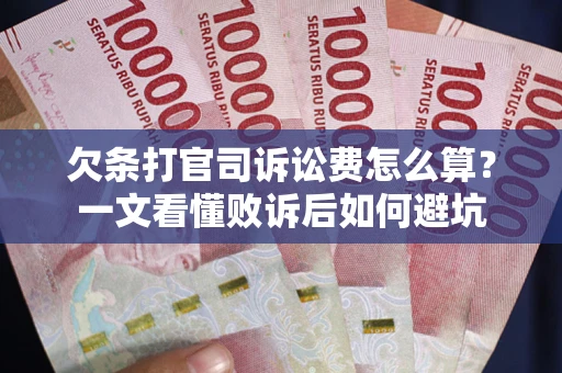 武汉欠条打官司诉讼费怎么算？一文看懂败诉后如何避坑