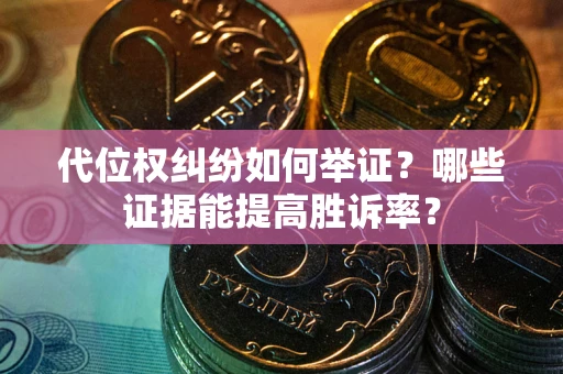 武汉代位权纠纷如何举证？哪些证据能提高胜诉率？