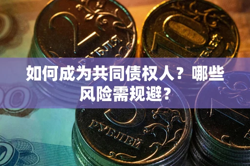 武汉如何成为共同债权人？哪些风险需规避？